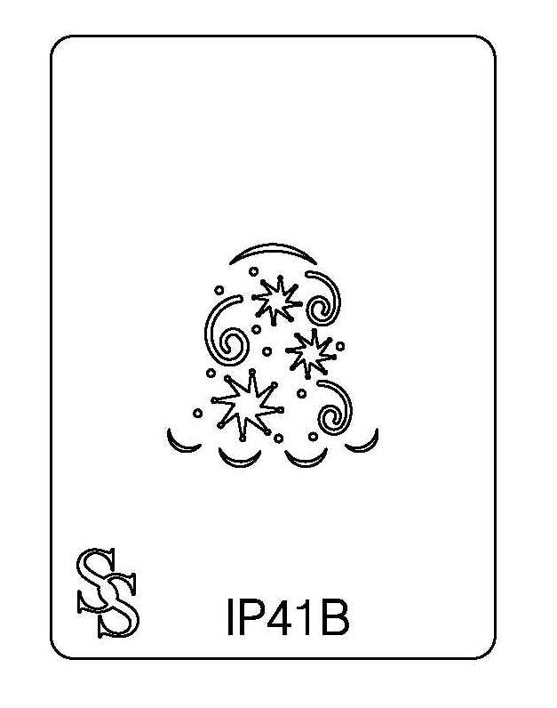 IMPRESSION PLATE IP41B BELL XMAS38B DESIGN